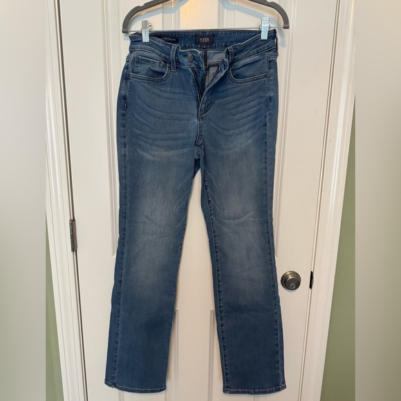 NYDJ Straight Leg Blue Jeans - Picture 1 of 3